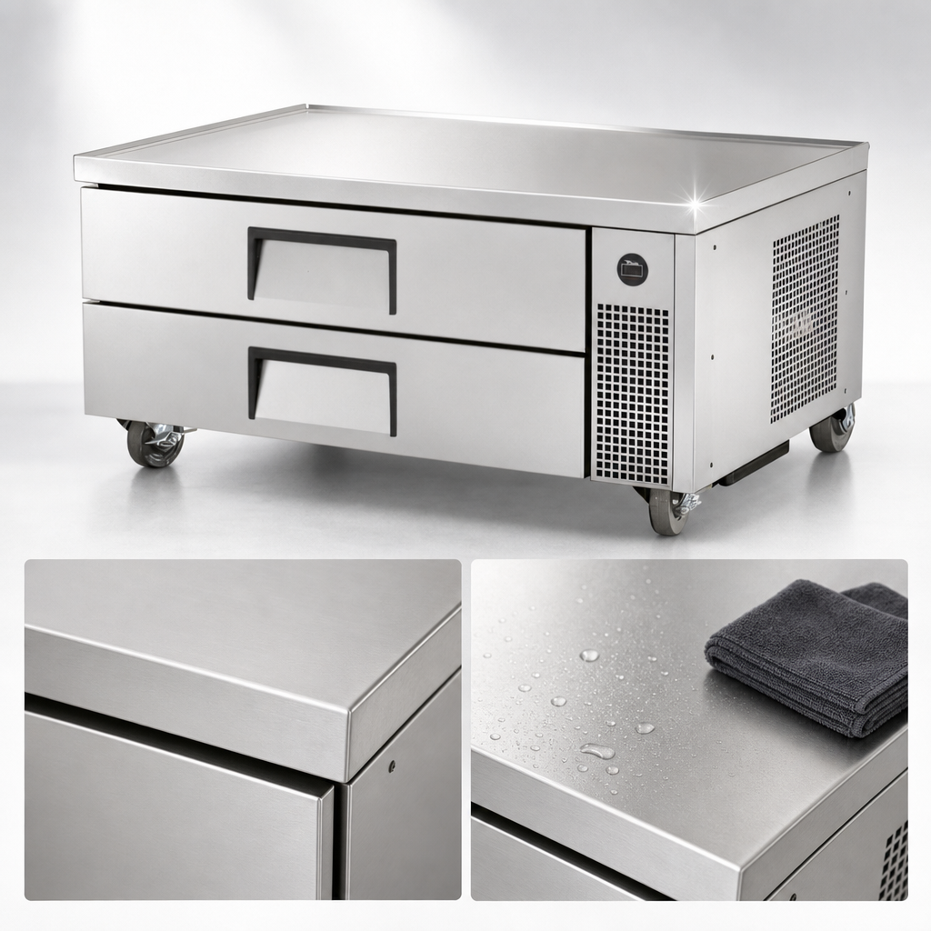 One-Piece Stainless Steel Top