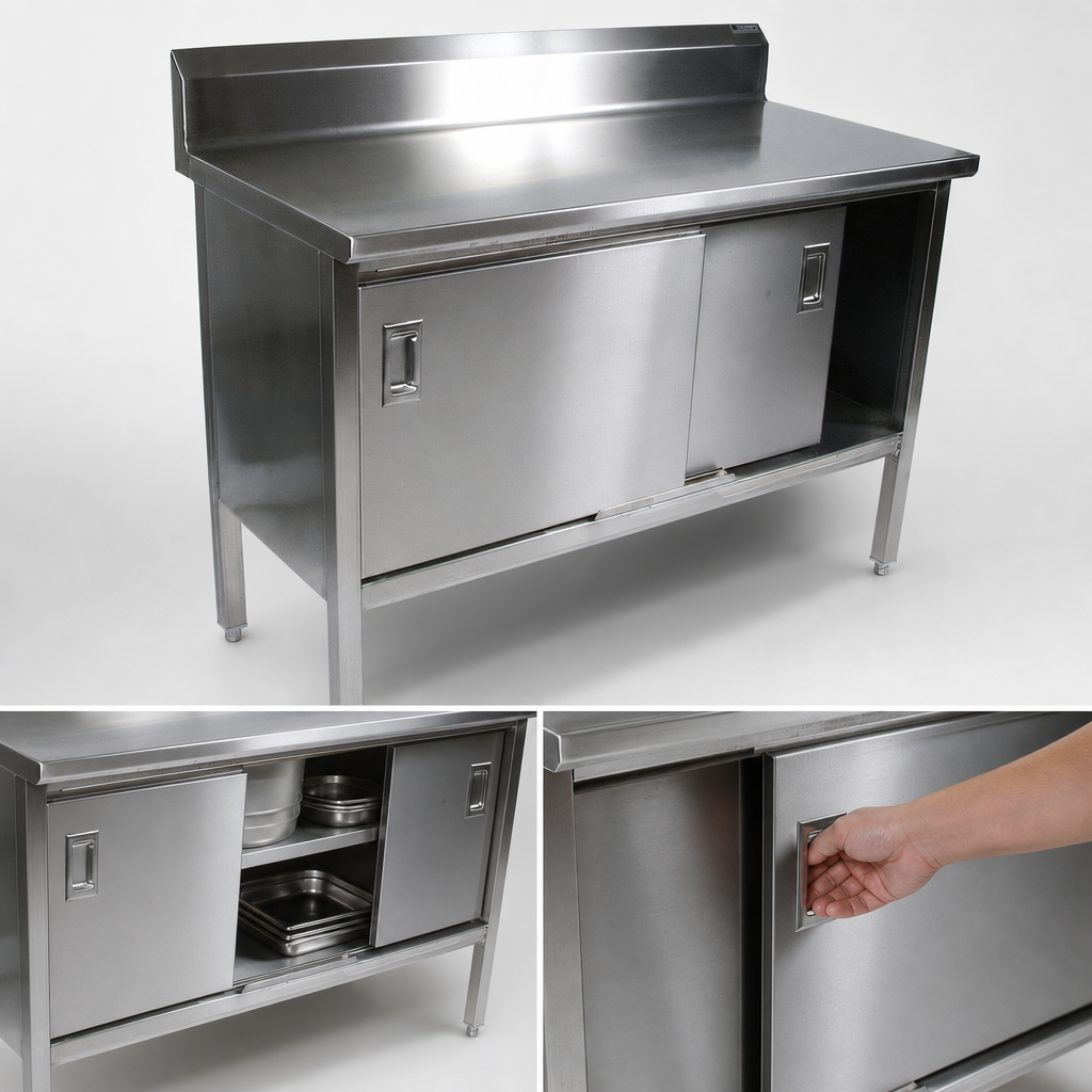 Cabinet Base With Sliding Doors