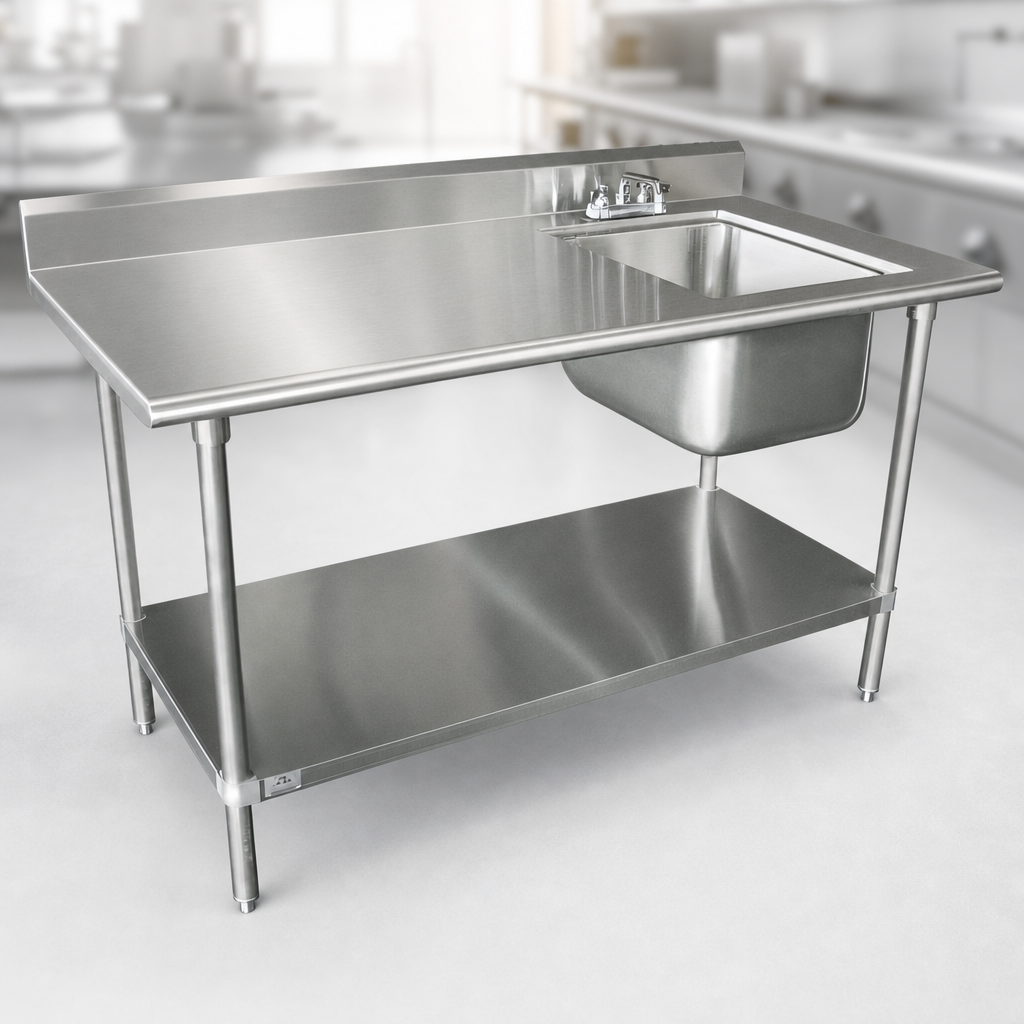 16 Gauge 304 Stainless Steel Top