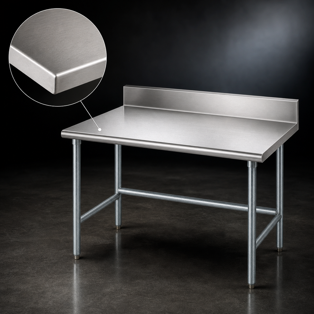 16-Gauge 430 Stainless Steel Top