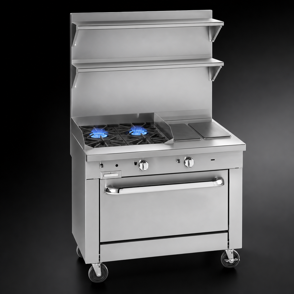 Two Open Burners