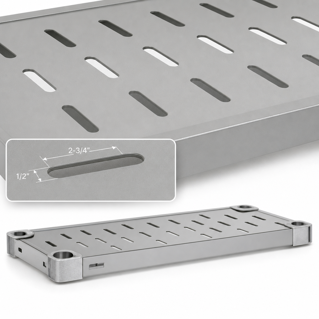 Louvered Die-Stamped Top