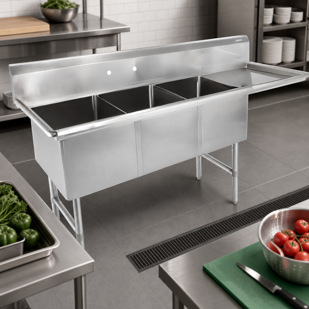 Three-Compartment Workstation