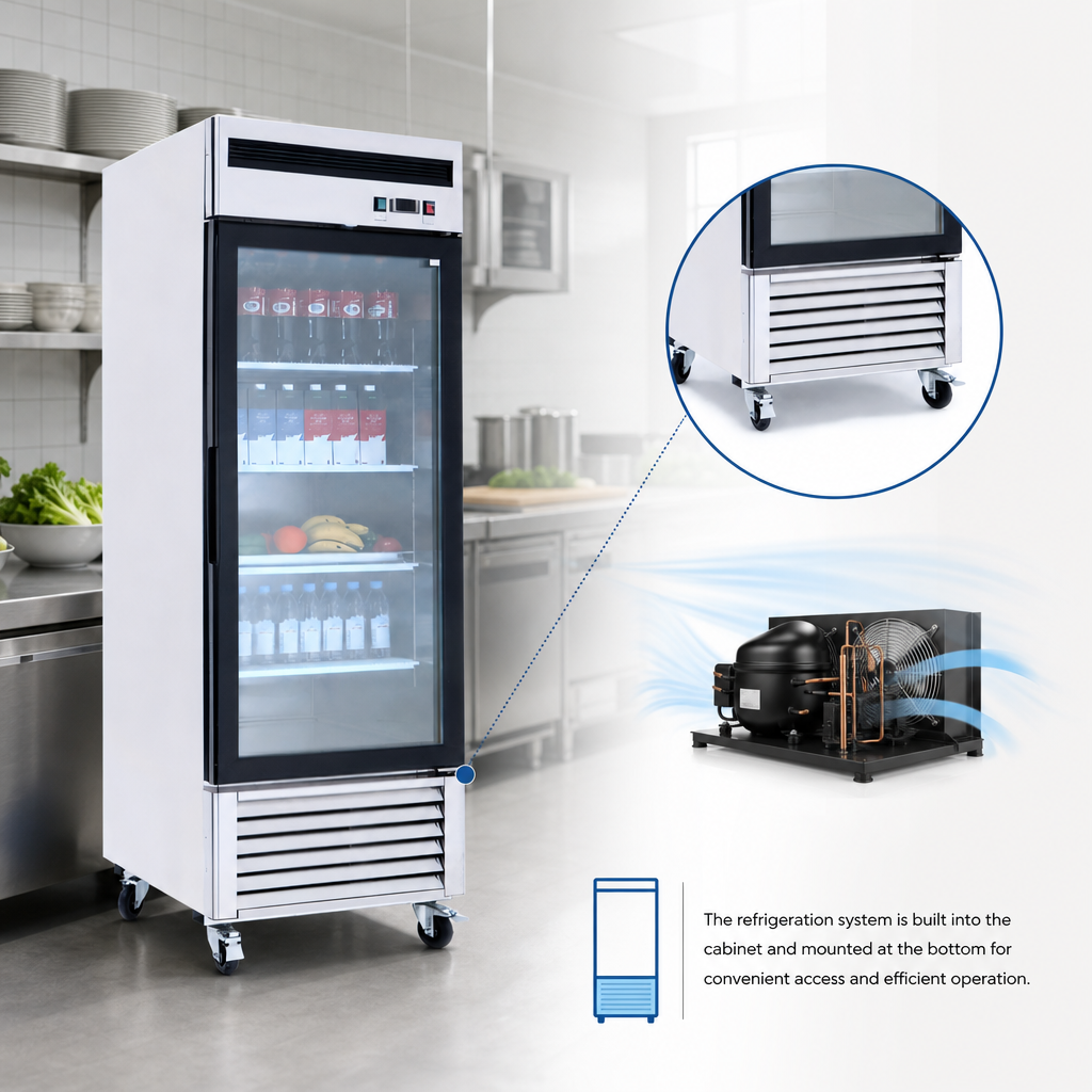 Bottom-Mount Self-Contained Refrigeration