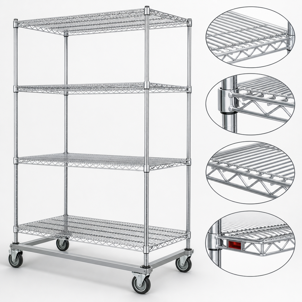 Patented QuadTruss Shelves