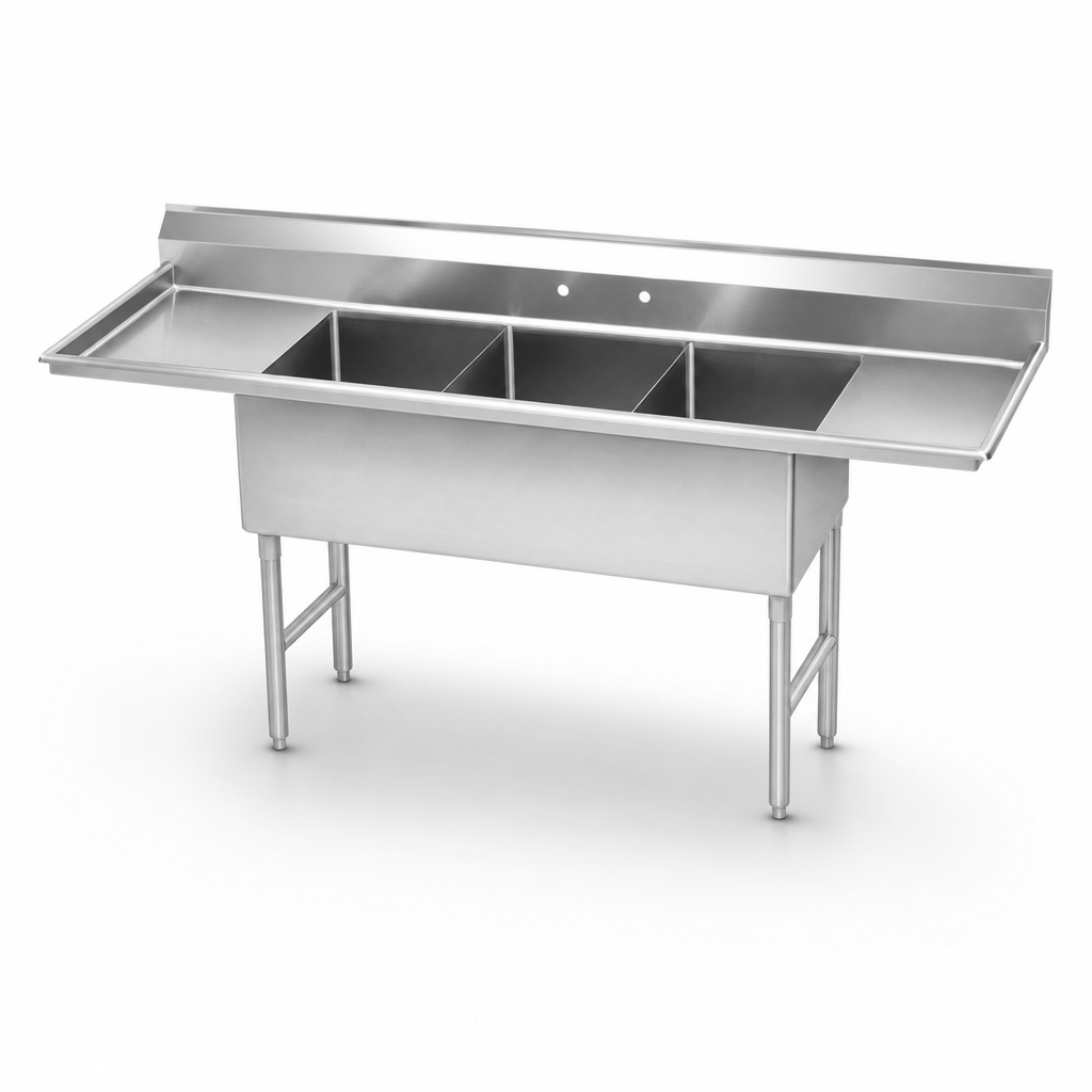 Three-Compartment Basin Layout