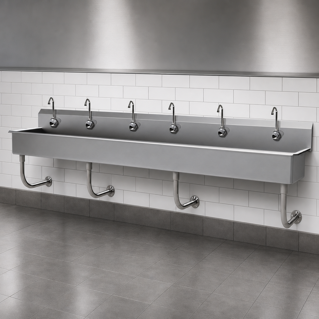 Six Electronic Faucets
