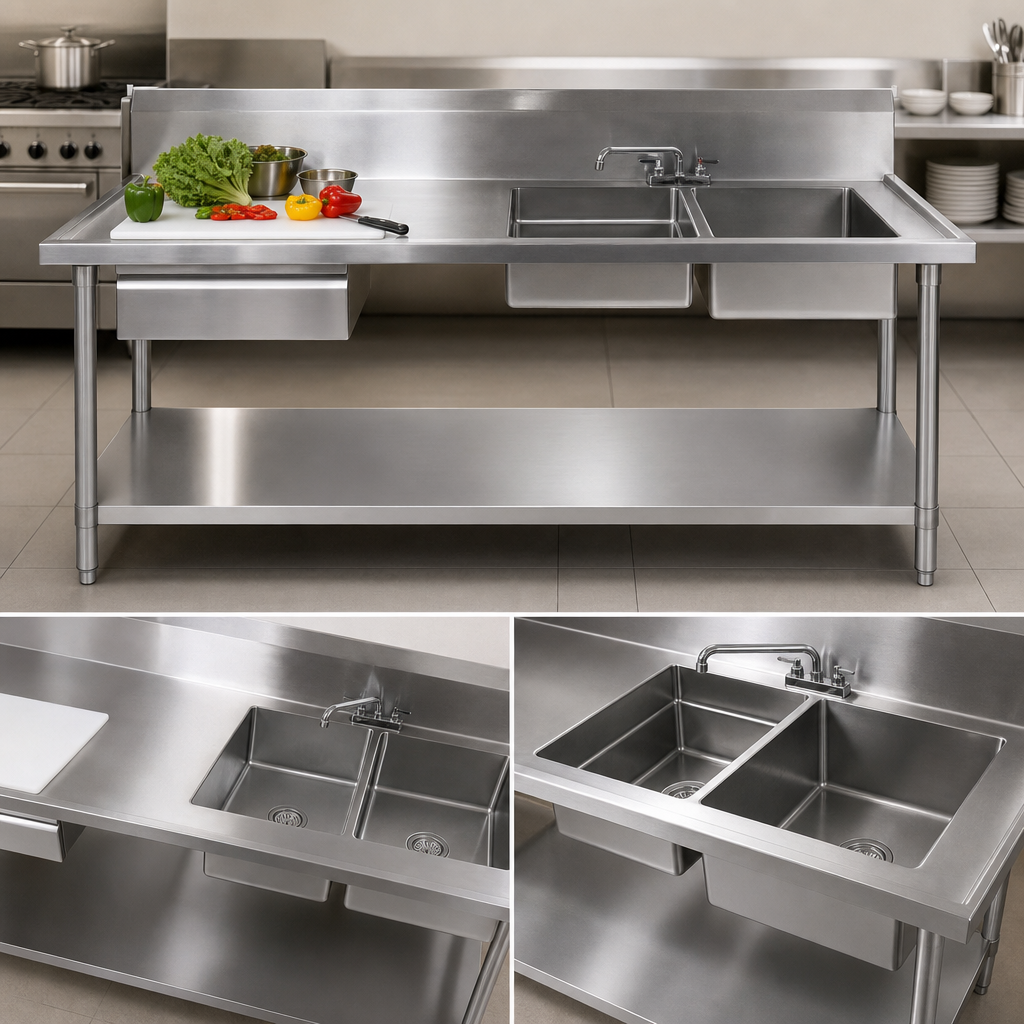 Right-End Sink Layout