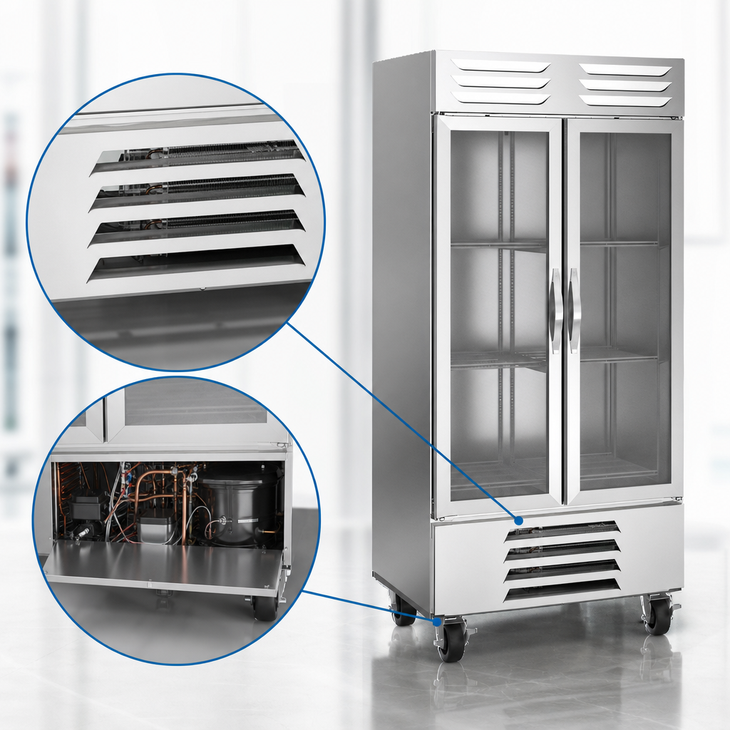Bottom-Mount Self-Contained Refrigeration