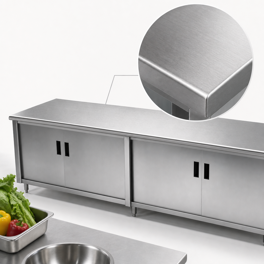 16-Gauge 304 Stainless Steel Top