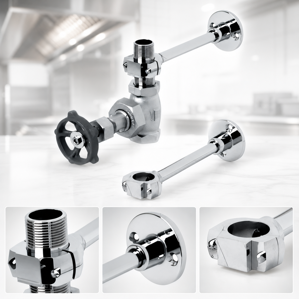 Chrome-Plated Brass Construction
