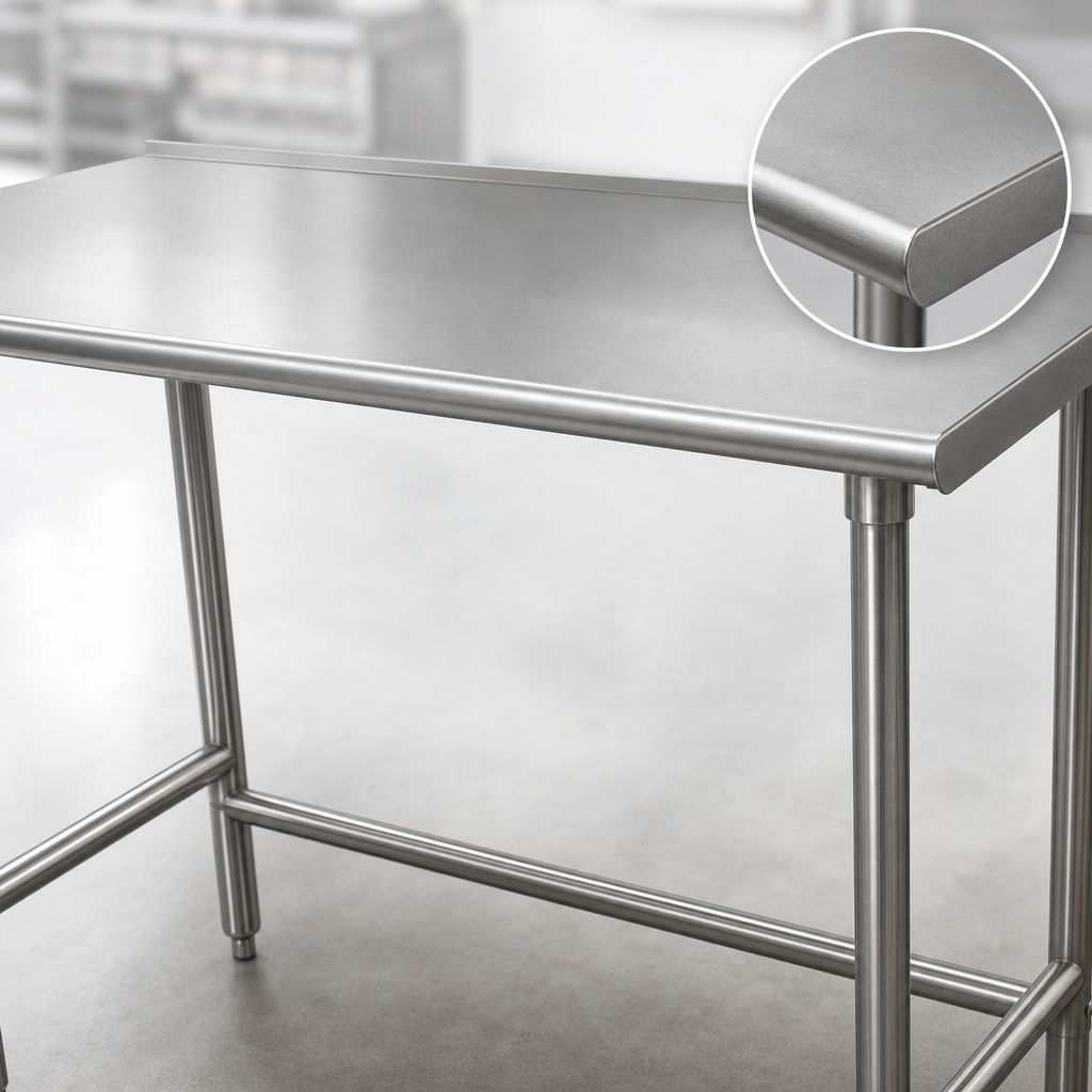 16-Gauge 304 Stainless Steel Top