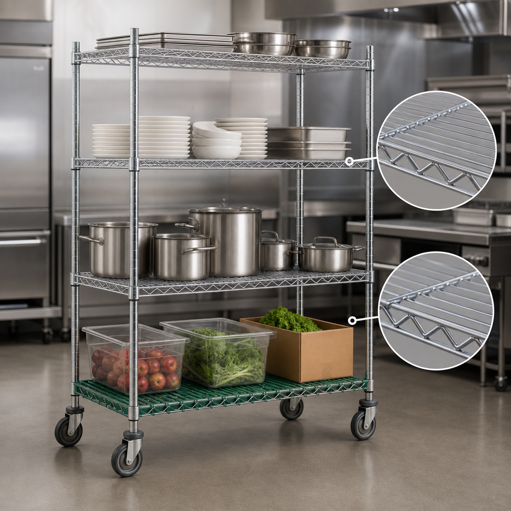 Patented QuadTruss Shelves