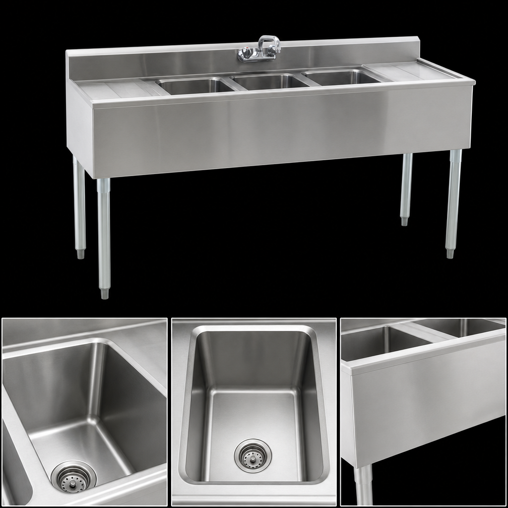 Deep-Drawn Sink Bowls