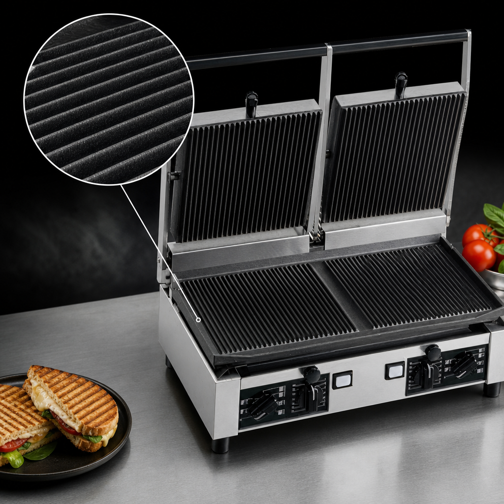 Ribbed Cast Iron Plates