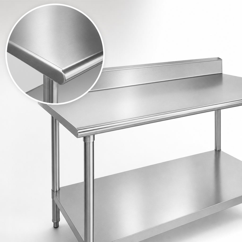 14-Gauge 304 Stainless Steel Top