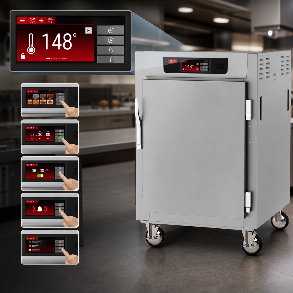 6.8-Inch Touch-Screen Controls