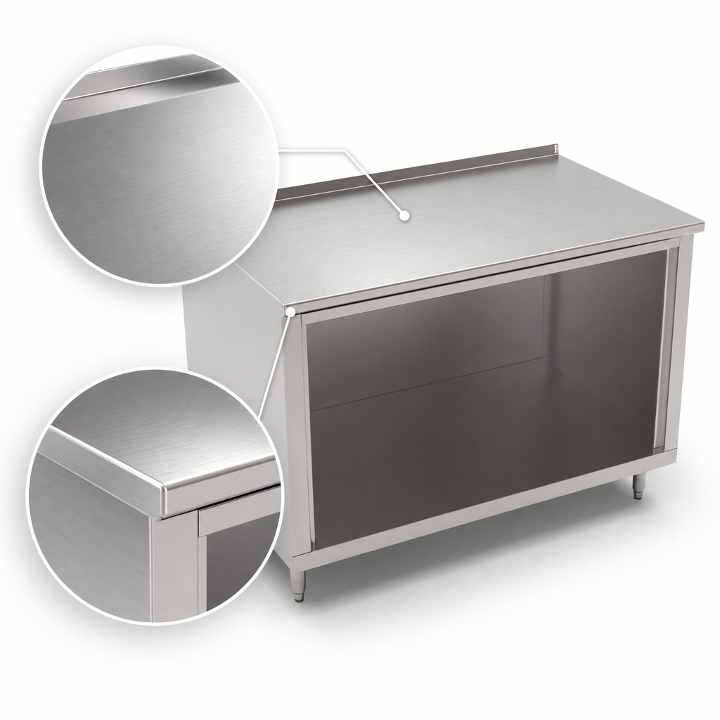 14-Gauge Stainless Steel Top