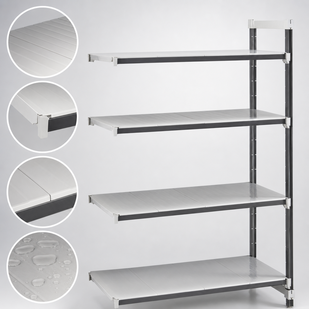 Solid Reinforced Shelf Plates