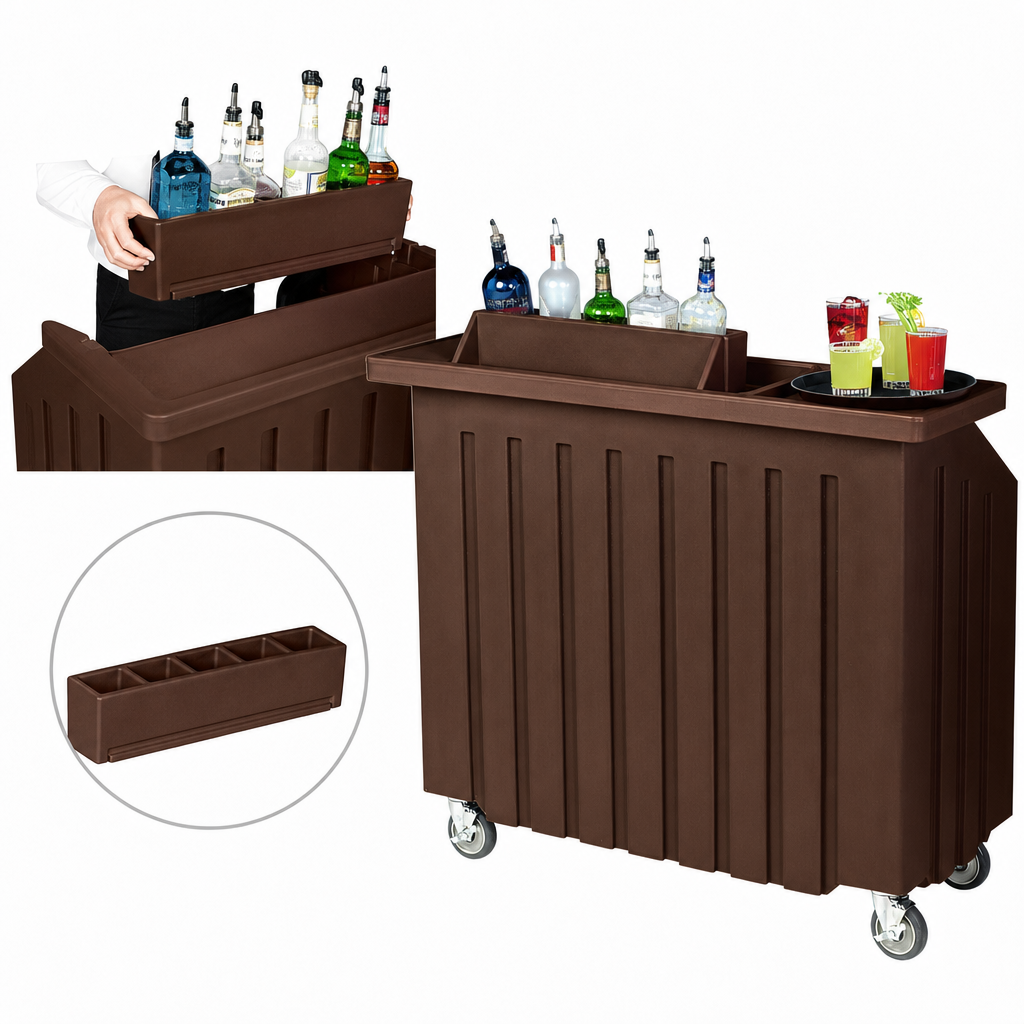Removable 5-Bottle Speed Rail