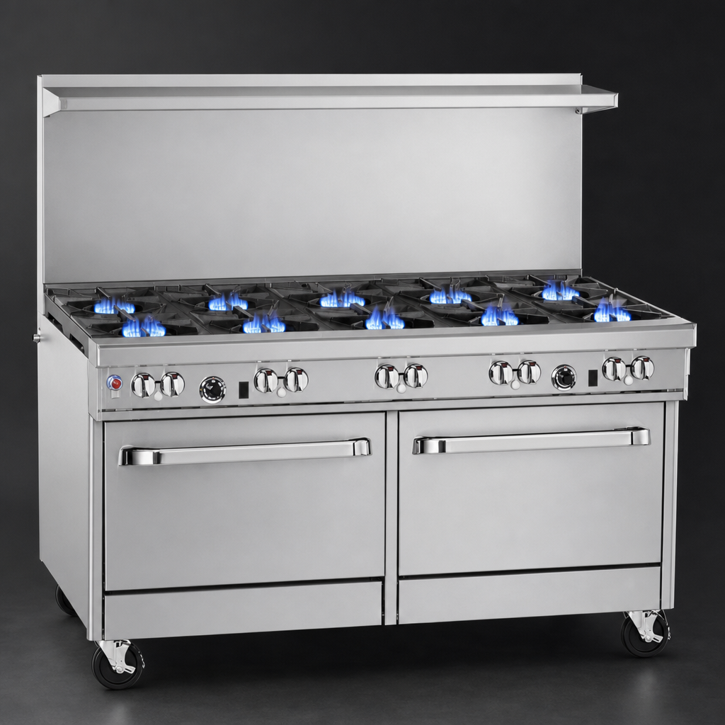 10 Open Burners