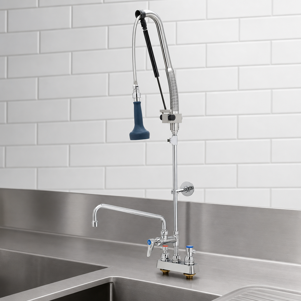 Deck-Mount Workboard Faucet