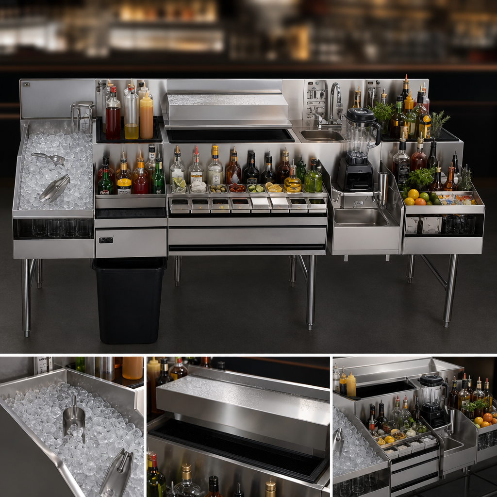 Combo Ice Bin with Cold Plate