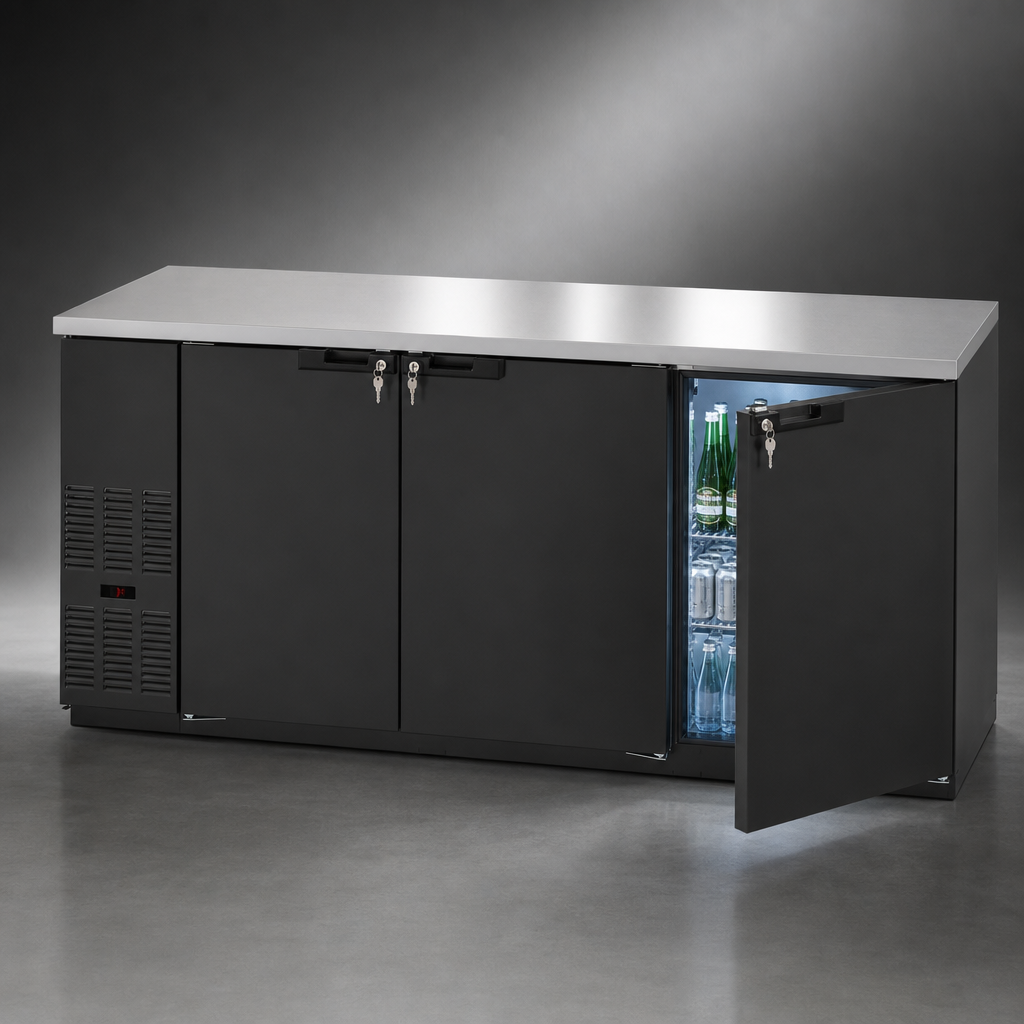 Locking Solid Hinged Doors
