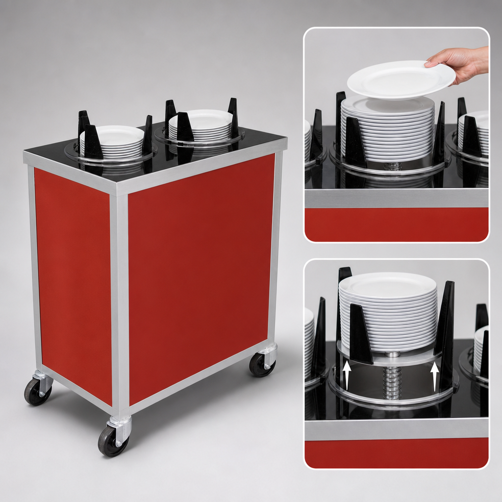Self-Elevating Dispensing Tubes