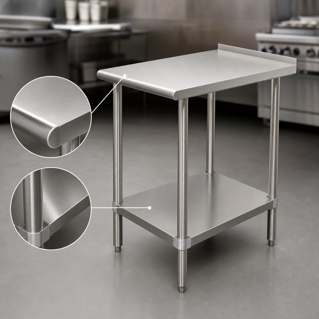 16 Gauge 304 Stainless Steel Construction