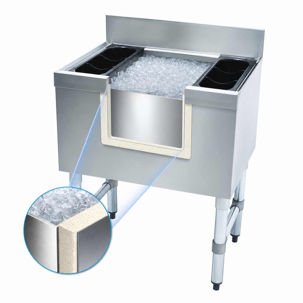 12-Inch Deep Insulated Ice Bin