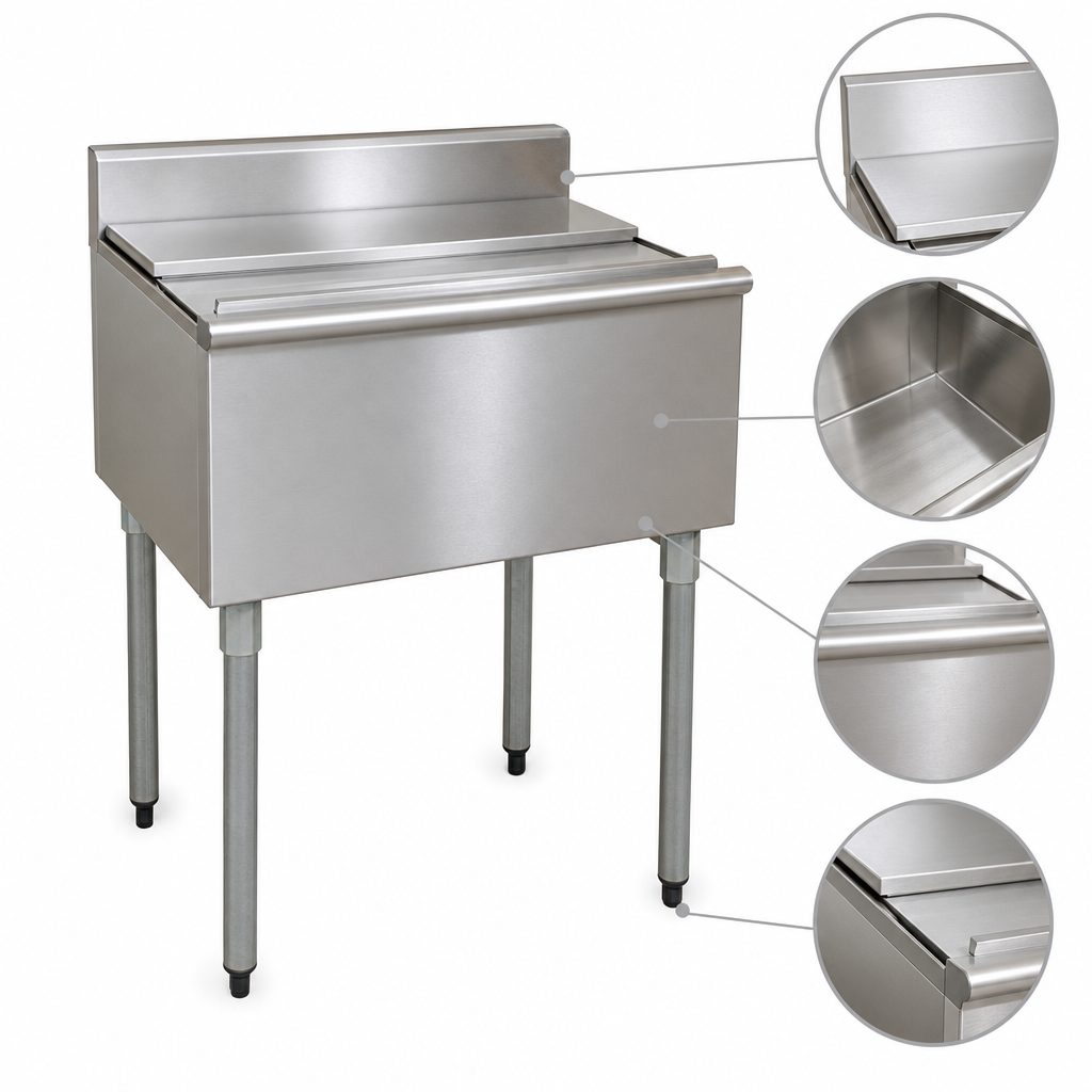 304 Stainless Steel Contact Surfaces
