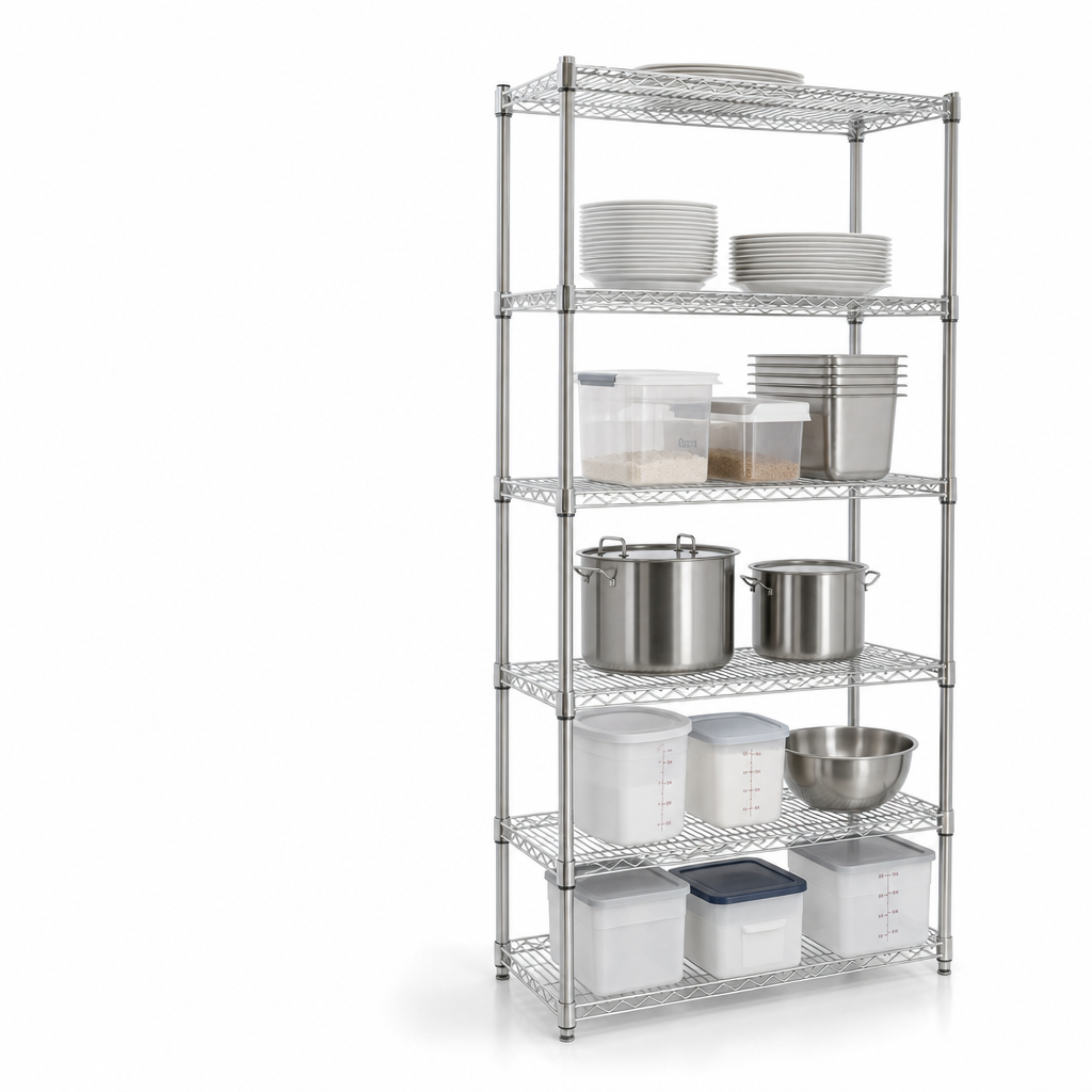 5-Tier Wire Shelving