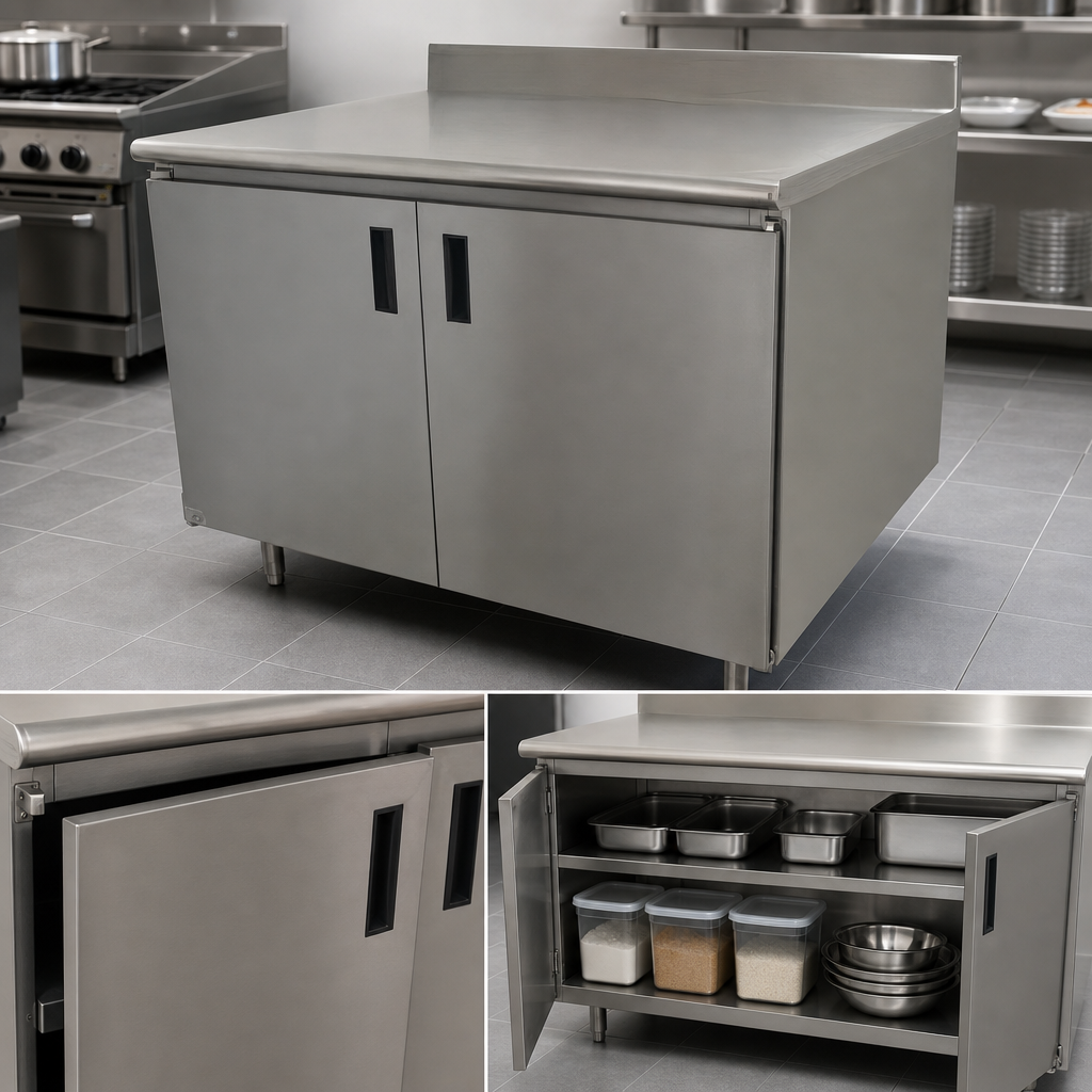 Cabinet Base With Hinged Doors