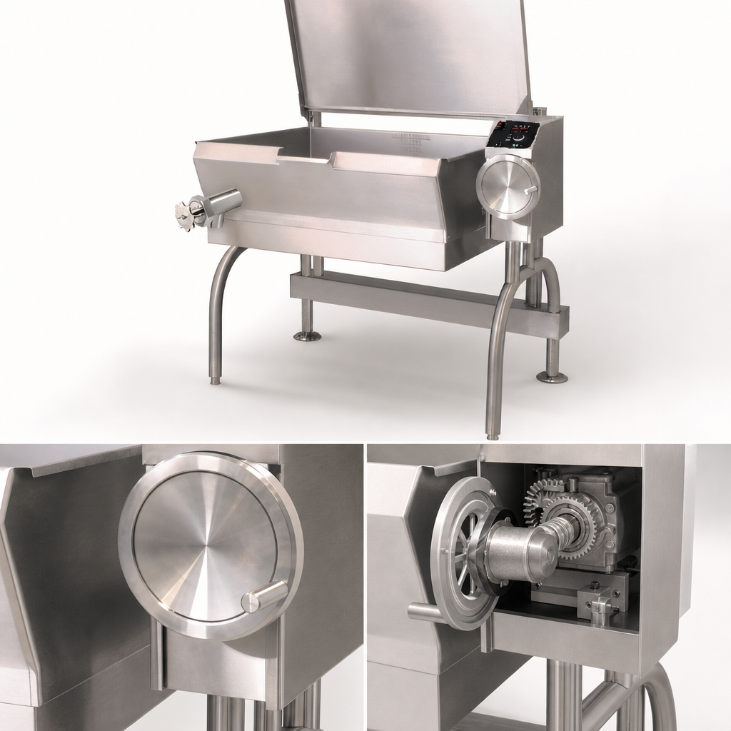 Manual Hand Tilt with Enclosed Gearbox