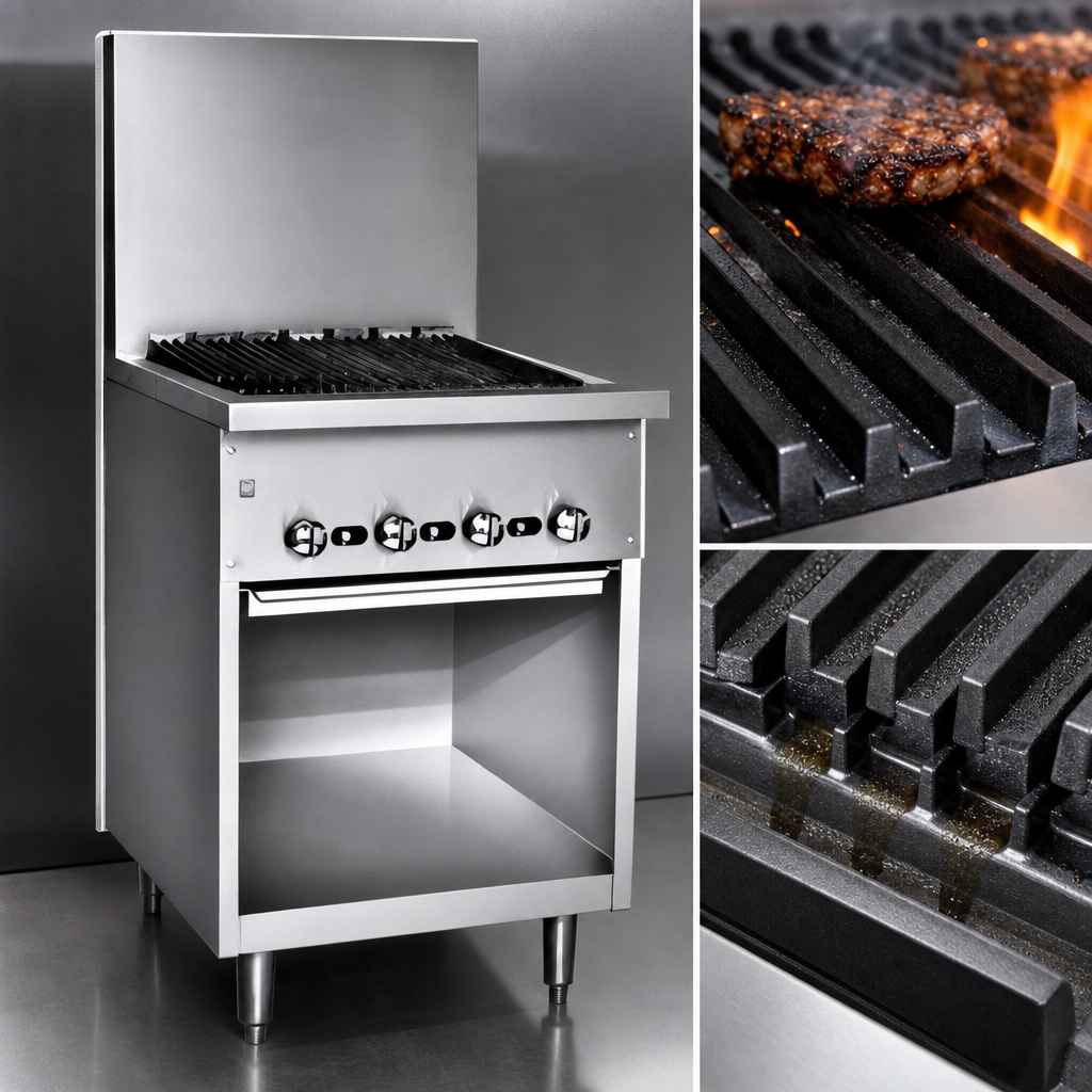 Heavy-Duty Cast Iron Top Grates