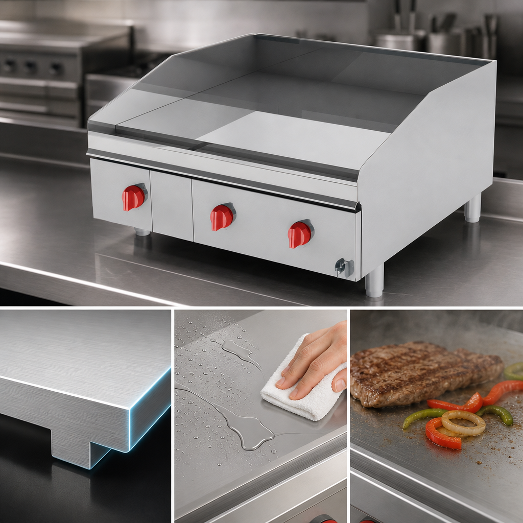 1-Inch Chrome Griddle Plate