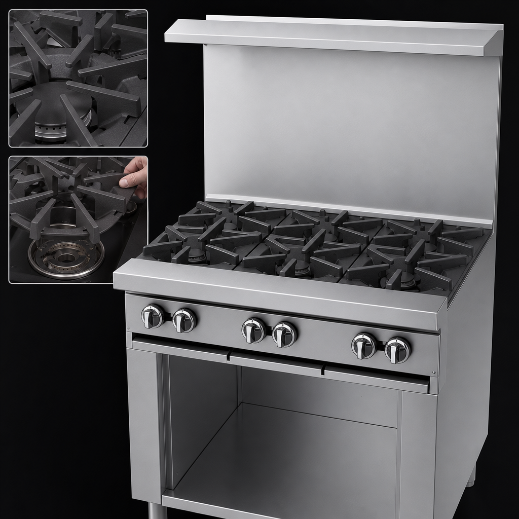 Cast-Iron Top and Ring Grates