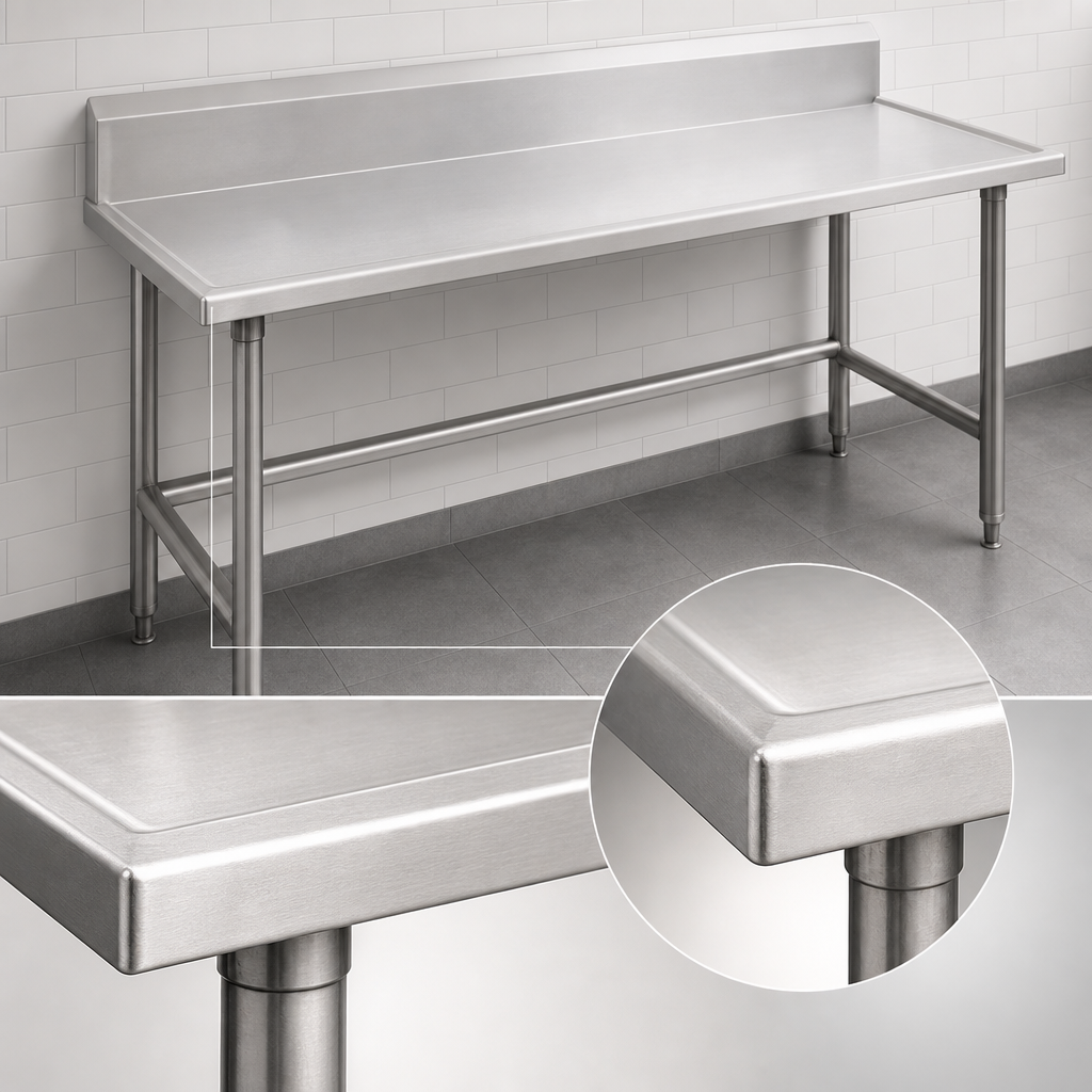 Die-Formed No-Drip Countertop Edge