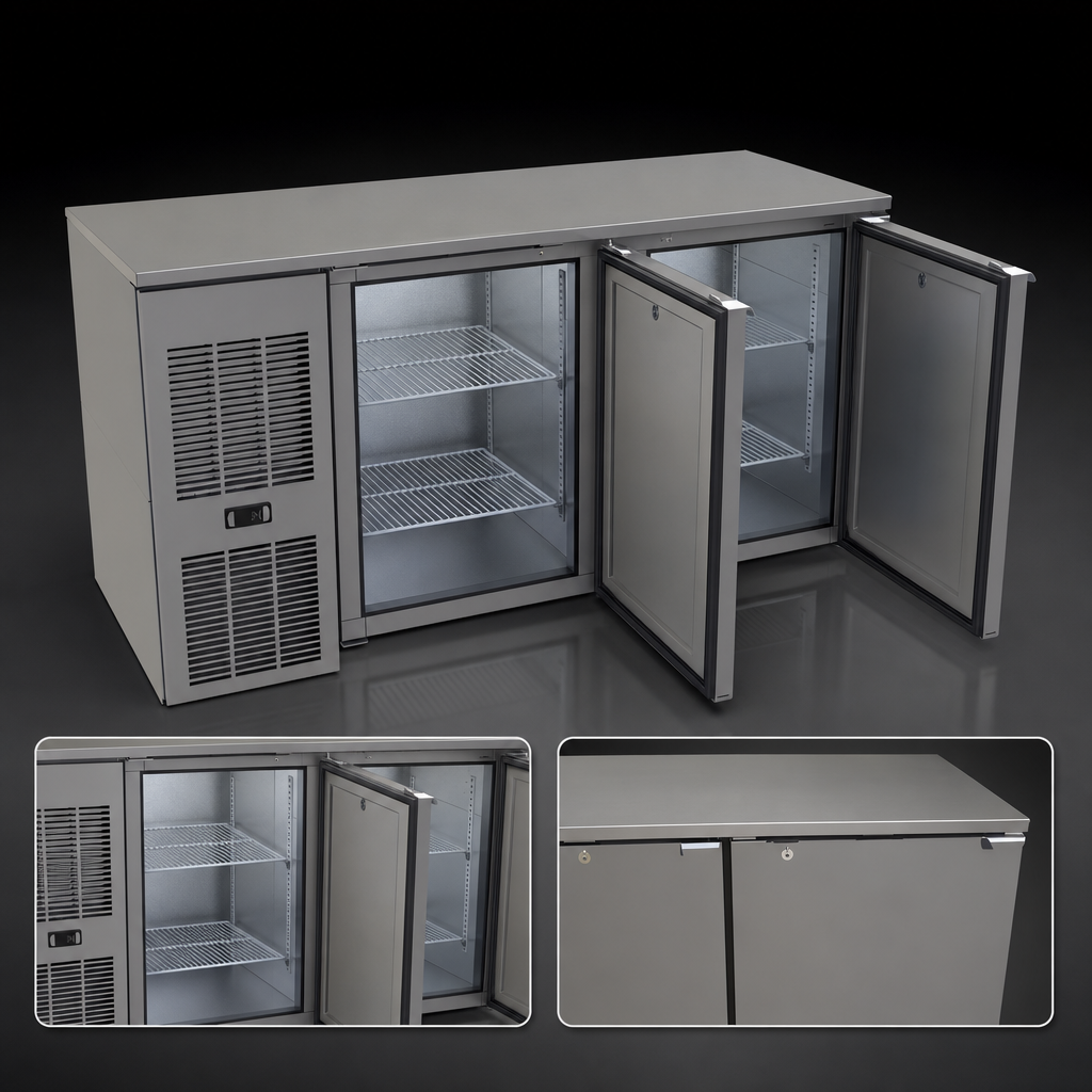 Two-Section Low-Profile Cabinet