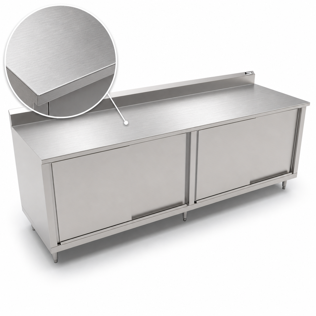 14-Gauge Stainless Steel Top