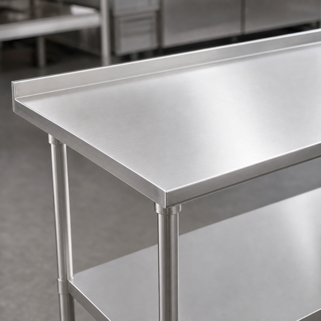 14-Gauge Stainless Steel Top