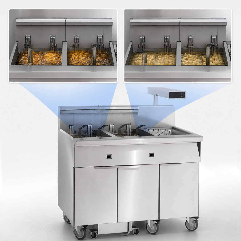 Dual 75 lb. Fry Tanks