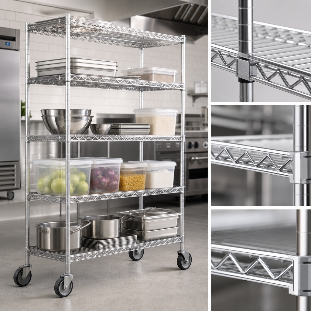 Patented QuadTruss Shelves