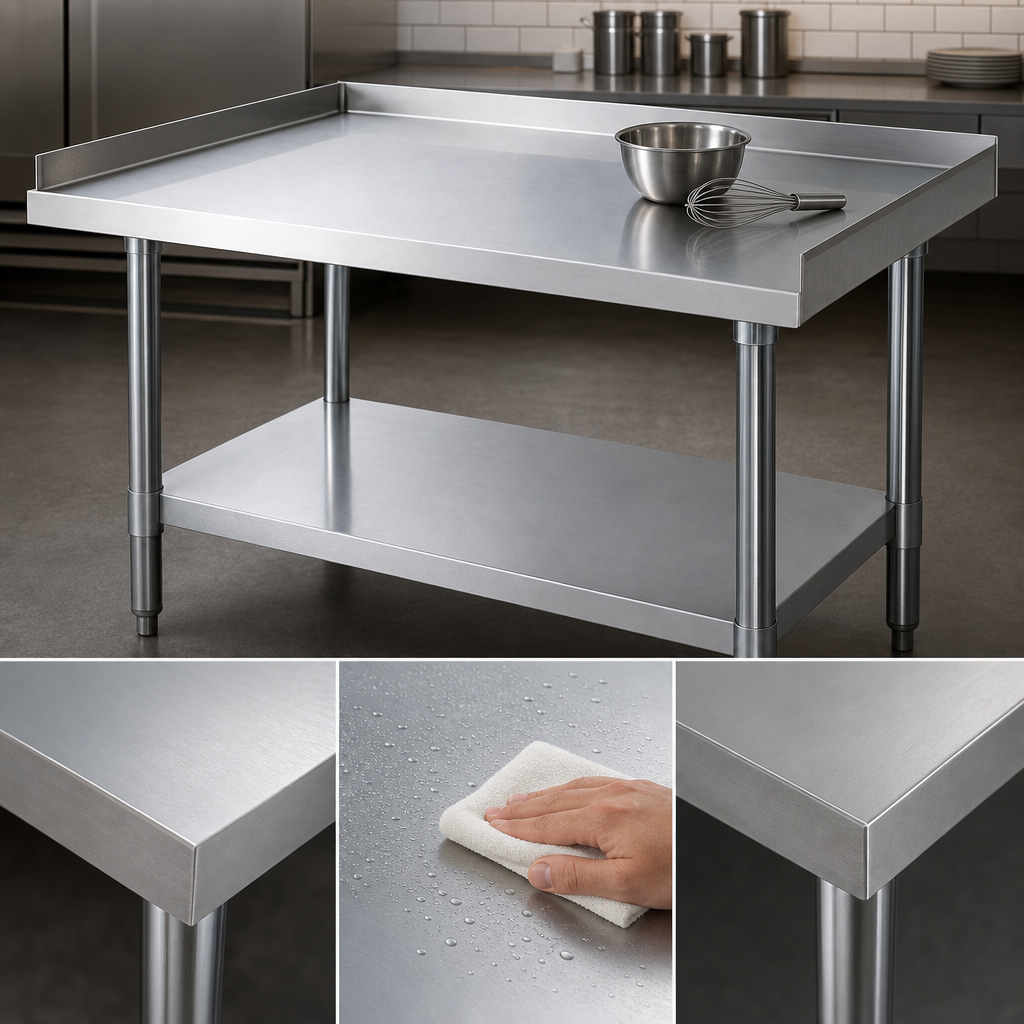 18-Gauge Stainless Steel Top