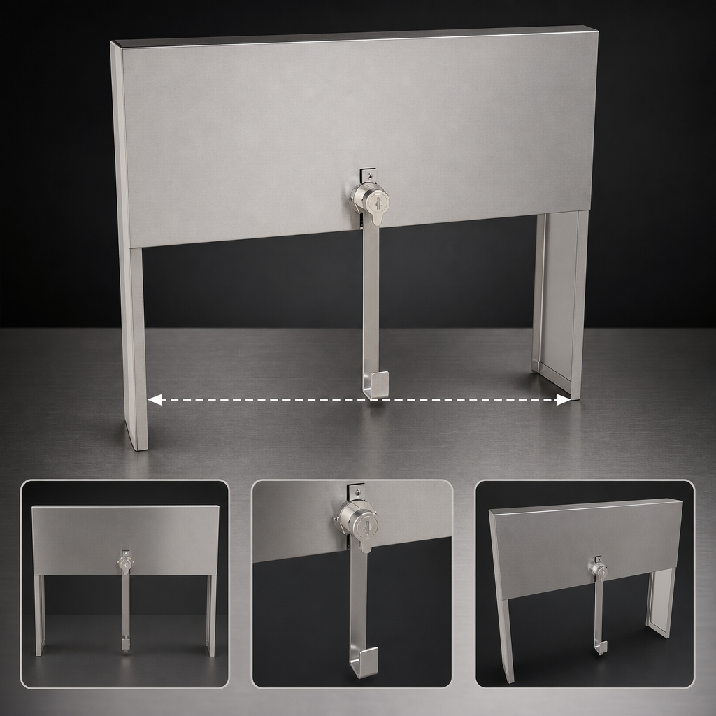 17-Inch Single Rail Size