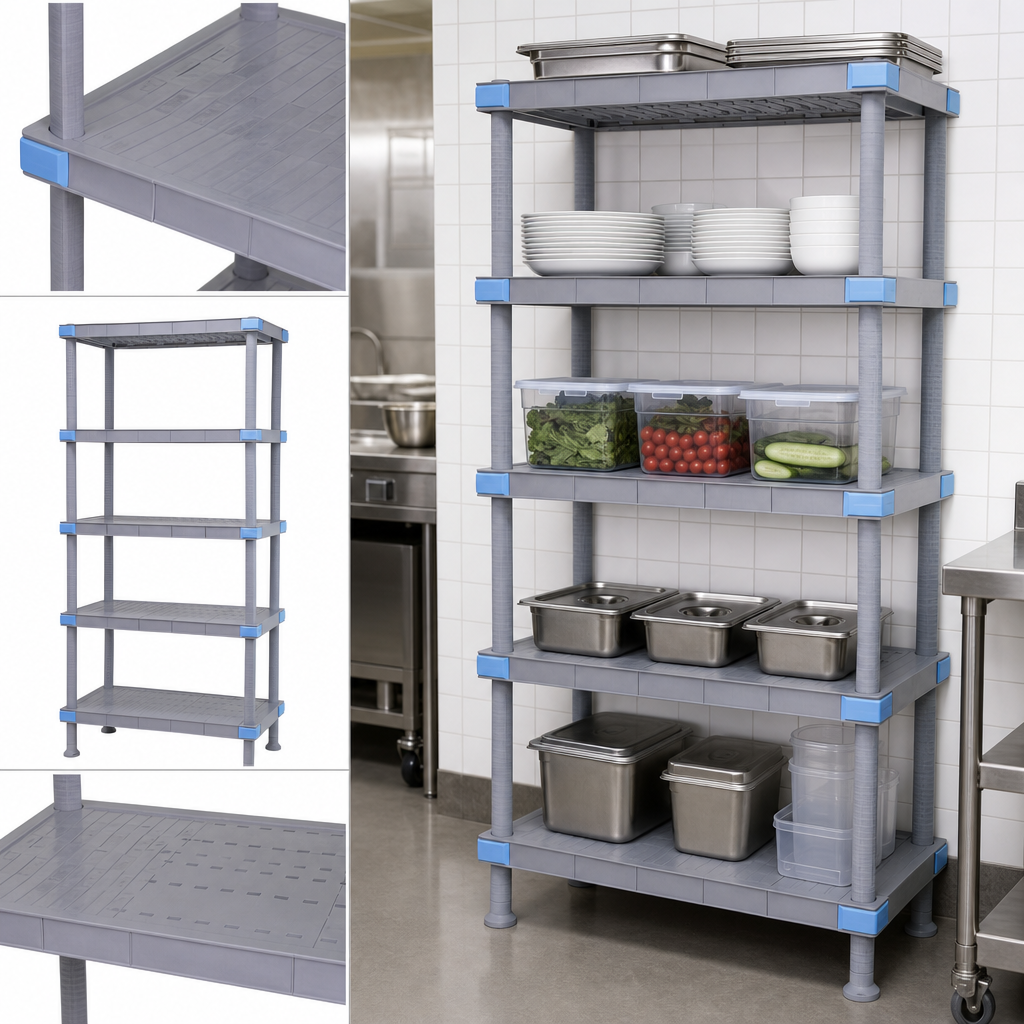 Five Solid Shelves