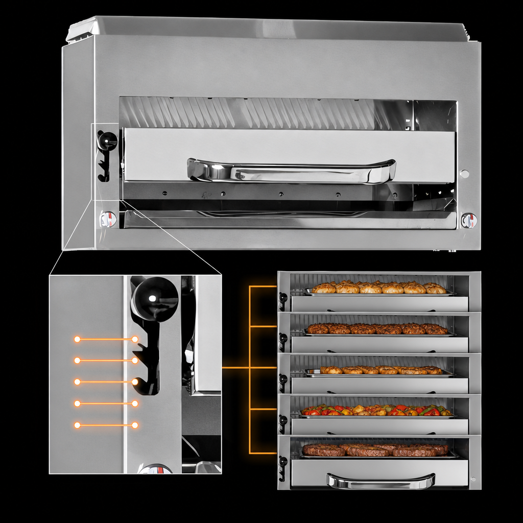 Five Rack Positions