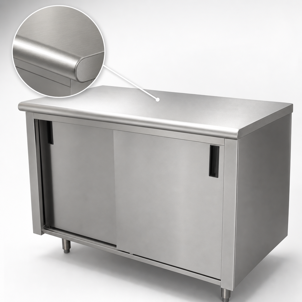 16-Gauge 304 Stainless Steel Top