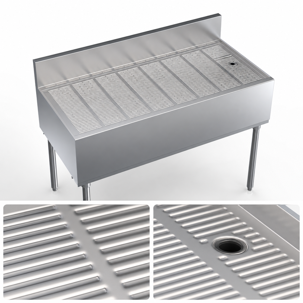 Embossed Stainless Steel Top
